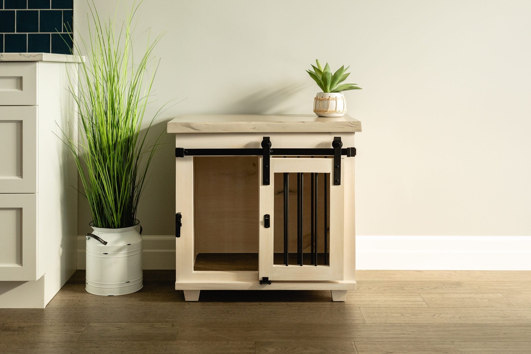 Luxury handcrafted pet home "Bellamere" by Mark Karen's, elegant and durable design.